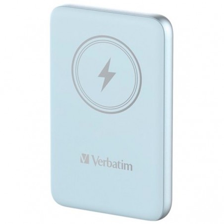 VERBATIM POWERBANK WIRELESS MAGNETICO 10000MAH BLUE