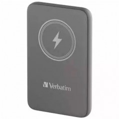VERBATIM POWERBANK WIRELESS MAGNETICO 10000MAH GREY