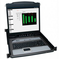 EATON TRIPP LITE NETDIRECTOR 8-PORT 1U RACK-MOUNT CONSOLE KV