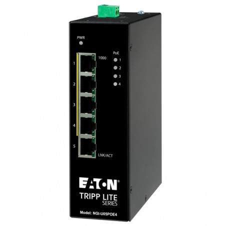 EATON TRIPP LITE 5-PORT UNMANAGED INDUSTRI GIG. ETH. SWITCH
