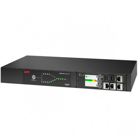 APC RACK ATS, 230V, 16A, C20 IN, (8) C13 (1) C19 OUT