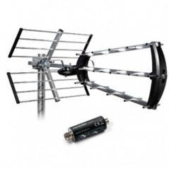 METRONIC ANTENA EXTERIOR UHF 26DB / 16 ELEMENTOS FILTRO 5G