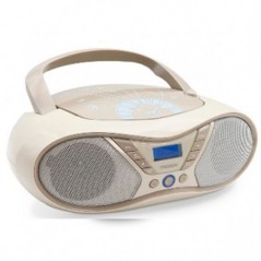 METRONIC RADIO CD MP3 FM SOFT GREY