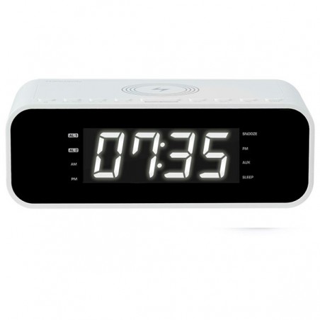 THOMSON  RÁDIO RELÓGIO COM CARREGADOR SEM FIOS CR221I