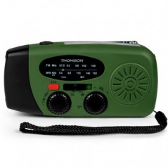 THOMSON RADIO SOLAR POWERBANK RT260 VERDE