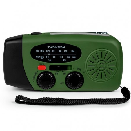 THOMSON RADIO SOLAR POWERBANK RT260 VERDE
