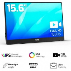 PORT MONITOR PORTATIL NOMAD 15.6" IPS FULLHD HDR