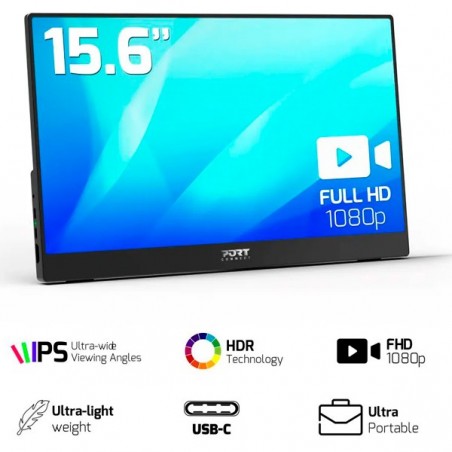 PORT MONITOR PORTATIL NOMAD 15.6" IPS FULLHD HDR