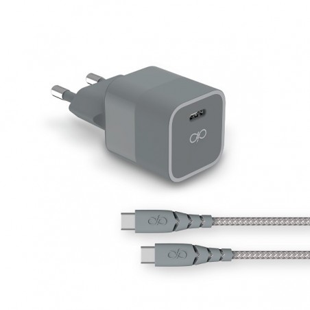 FORCE POWER CARREGADOR 20W PD + CABO USB-C/USB-C
