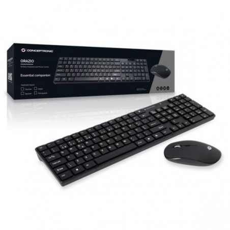 CONCEPTRONIC COMBO WIRELESS ORAZIO TECLADO+ RATO WIRELESS BL