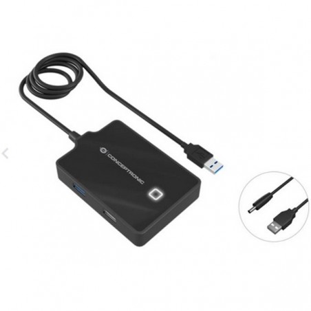 CONCEPTRONIC HUB USB3.0 1xUSB3.2 3xUSB 1x POWER JACK