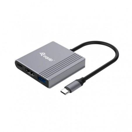EQUIP DOCK USB-C 3 IN 1 HDMI/UASB-A + USB-C (DP )4K/60HZ-100