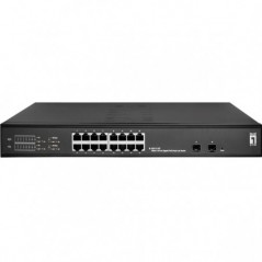 LEVELONE SWITCH HILBERT 18PORT GIG POE SMART LITE SWITCH 16