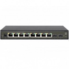 LEVELONE HILBERT 10-PORT GIGABIT SMART LITE SWITCH 8 X GIGAB