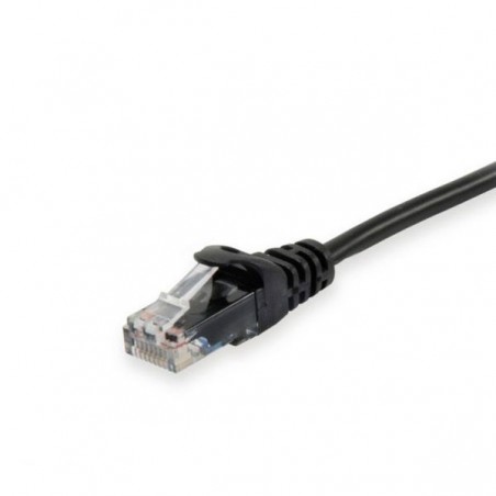 EQUIP CHICOTE CAT 6A U/UTP LSOH 0.5M PRETO