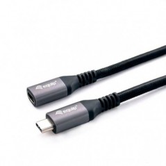 EQUIP USB 3.2 Gen 2 C to C CABO EXTENSÃO M/F 1.0m 4K/60Hz 10