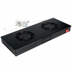 EQUIP FAN MODULE 2 FANS BLACK
