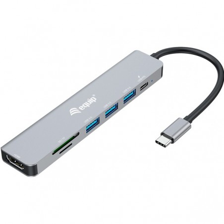 EQUIP DOCK USB-C 7 IN 1 / HDMI 4K/60HZ - 3X USB3.2 + MICRO S