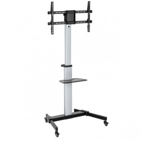 EQUIP ERGO SUPORTE CHAO LED/LCD 37">86" COM PRATELEIRA ROTAÇ