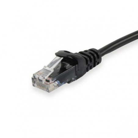 EQUIP CHICOTE CAT 6A U/UTP 0.25M PRETO