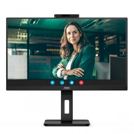 AOC MONITOR IPS 27" QHD 4MS 75HZ HDMI DP USB-C COLUNAS WEBCA