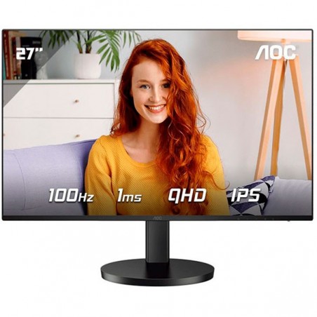 AOC MONITOR IPS 27" QHD 1MS 100HZ HDMI USB-C COLUNAS HAS Q27