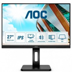 AOC MONITOR IPS 27" FHD VGA DVI HDMI DP USB COLUNAS HAS PIVO