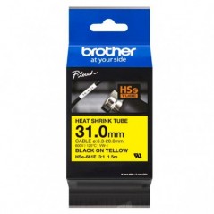 BROTHER FITA TUBO TERMO RETRATIL 31MMX1.5M PRETO/AMARELO