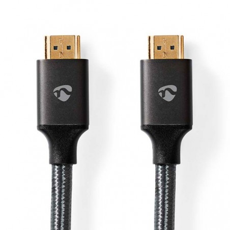 NEDIS CABO HDMI ULTRA HIGH SPEED 8K@60Hz GREY 2,0MT