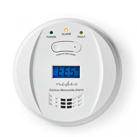 NEDIS ALARME MONOXIDO DE CARBONO BATTERY LIFE UP TO 5 YEAR W