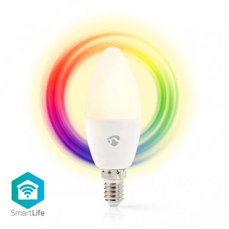 NEDIS WIFI SMARTLIFE LED BULB WI-FI | E14 470 LM 4.9 W RGB W