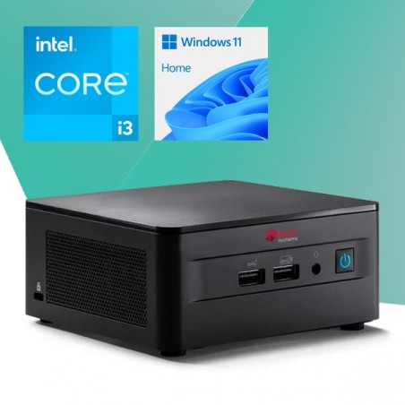 BOX SYSTEMS ESSENTIAL NUC i3-1220P 8GB 250GB SSD W11H