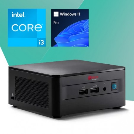 BOX SYSTEMS ESSENTIAL NUC i3-1220P 8GB 250GB SSD W11P