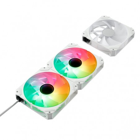 ABYSM GAMING VENTOINHA ARCLIGHT 2.0 ARGB WHITE PACK 3 IN1PR