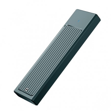 EWENT CAIXA SSD USB-C E USB3.2 M2 NVME E PCI CINZA