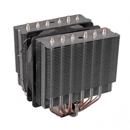 MARS GAMING COOLER MCPU-2T ULTRA-SILENT DUAL 6XHEATPIPES BLA