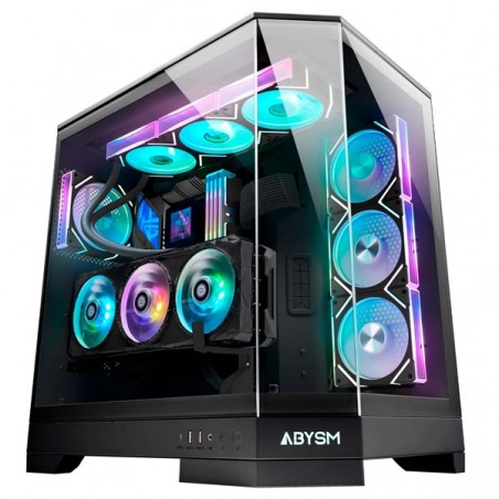 ABYSM GAMING CAIXA EATX DANUBE SAVA H600 ARGB TEMP GLASS BLA