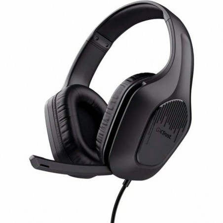TRUST HEADPHONES GAMING GXT415 ZIROX JACK 3.5" BLACK KAMIKA