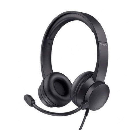 TRUST HEADSET C/MICRO AYDA USB USB BLACK