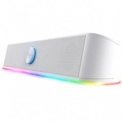 TRUST SOUNDBAR GAMING GXT619W THORNE RGB LED BRANCA