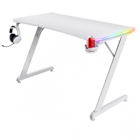TRUST MESA GAMING GXT709W LUMINUS RGB WHITE PROMO KAMIKAZE