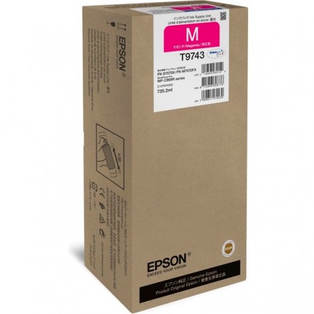 EPSON TINTEIRO MAGENTA XXL T9743 WF-C869R