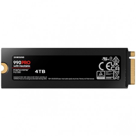 SAMSUNG SSD 990 PRO 4TB PCIE 4.0 NVME HEATSINK PROMO
