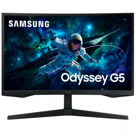 SAMSUNG MONITOR 27" ODYSSEY G5 1000R QHD 2560X1440 300CD CUR