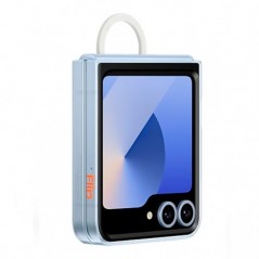 SAMSUNG CAPA TRANSPARENTE COM ANEL FLIP 6