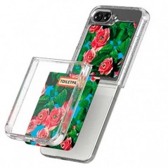 SAMSUNG CAPA FLIP5 TOILET PAPER FLOWER
