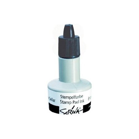 Tinta Almofada de Carimbos 28 ml - Preto / Escritorio e Pape