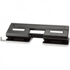 Furador 4 Furos Eagle 10 Folhas com guia Cinza / Escritorio