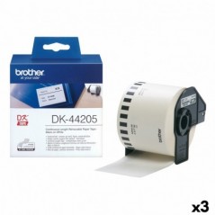 Etiquetas para Impressora Brother DK-44205 62 mm x 30,48 m P