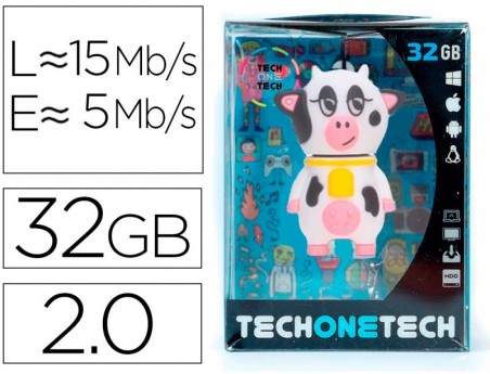 PEN DRIVE USB TECH ONE TECH PACA A VACA 32 GB